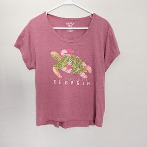 Pink Sea Turtle Top